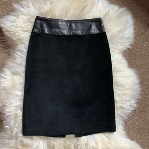 Danier fully leather skirt